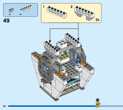 LEGO 60349 instructions page 62 – build guide