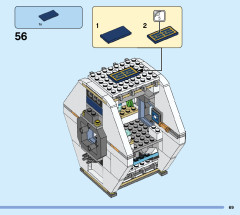 LEGO 60349 instructions page 69 – build guide