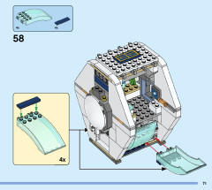 LEGO 60349 instructions page 71 – build guide