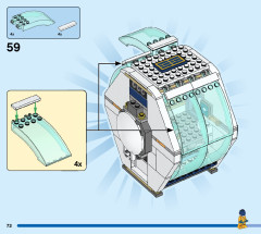 LEGO 60349 instructions page 72 – build guide