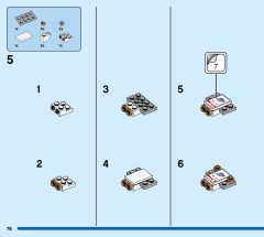 LEGO 60349 instructions page 76 – build guide