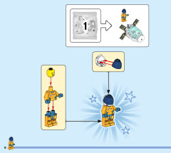 LEGO 60349 instructions page 8 – build guide