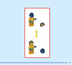 LEGO 60349 instructions page 9 – build guide