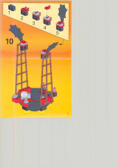 LEGO 6037 instructions page 9 – build guide