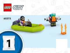 LEGO 60373 instructions page 1 – build guide