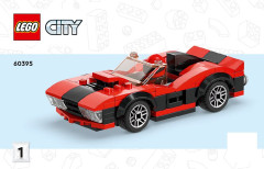 LEGO 60395 instructions page 1 – build guide