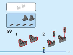 LEGO 60402 instructions page 73 – build guide