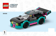 LEGO 60406 instructions page 1 – build guide