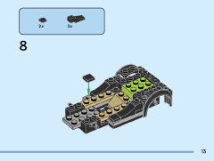 LEGO 60408 instructions page 13 – build guide
