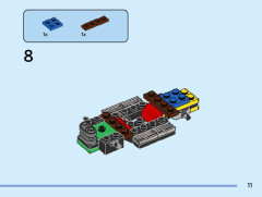 LEGO 60408 instructions page 11 – build guide