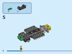 LEGO 60408 instructions page 8 – build guide
