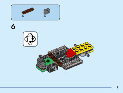 LEGO 60408 instructions page 9 – build guide
