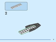 LEGO 60411 instructions page 9 – build guide