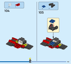 LEGO 60413 instructions page 105 – build guide