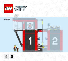 LEGO 60414 instructions page 1 – build guide