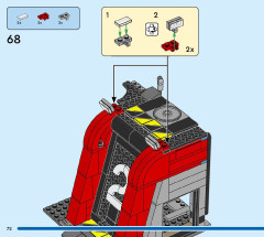 LEGO 60414 instructions page 72 – build guide