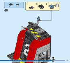 LEGO 60414 instructions page 73 – build guide