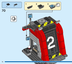 LEGO 60414 instructions page 74 – build guide
