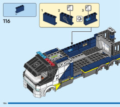 LEGO 60418 instructions page 106 – build guide