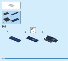 LEGO 60418 instructions page 132 – build guide