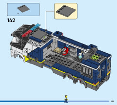 LEGO 60418 instructions page 135 – build guide