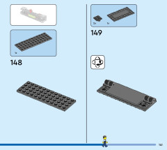 LEGO 60418 instructions page 141 – build guide