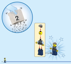 LEGO 60418 instructions page 2 – build guide