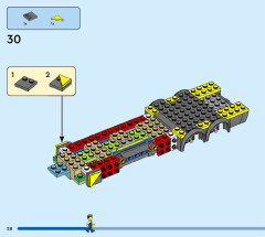 LEGO 60418 instructions page 28 – build guide