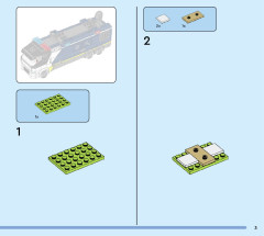LEGO 60418 instructions page 3 – build guide