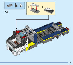 LEGO 60418 instructions page 71 – build guide