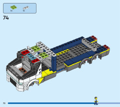 LEGO 60418 instructions page 72 – build guide