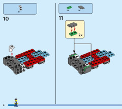 LEGO 60418 instructions page 8 – build guide