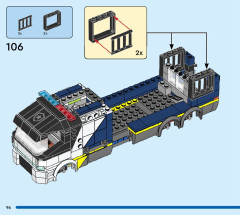 LEGO 60418 instructions page 96 – build guide