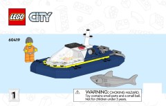 LEGO 60419 instructions page 1 – build guide