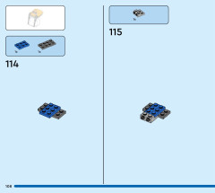 LEGO 60420 instructions page 108 – build guide