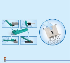 LEGO 60420 instructions page 4 – build guide