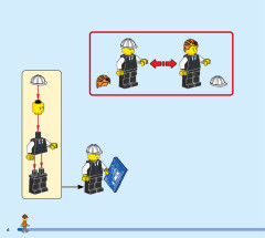 LEGO 60420 instructions page 6 – build guide