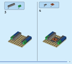 LEGO 60420 instructions page 9 – build guide