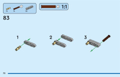 LEGO 60423 instructions page 72 – build guide