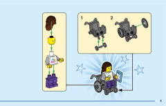 LEGO 60423 instructions page 3 – build guide
