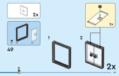 LEGO 60423 instructions page 43 – build guide