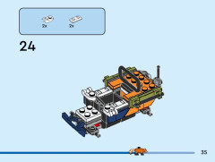 LEGO 60424 instructions page 35 – build guide