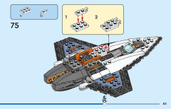 LEGO 60430 instructions page 83 – build guide