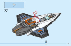 LEGO 60430 instructions page 85 – build guide
