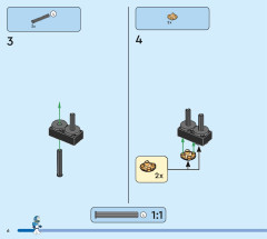 LEGO 60433 instructions page 6 – build guide