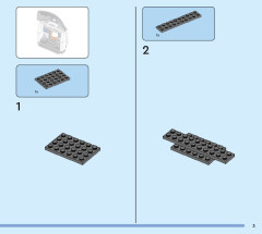 LEGO 60439 instructions page 3 – build guide