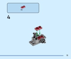 LEGO 60442 instructions page 11 – build guide