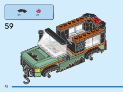 LEGO 60447 instructions page 72 – build guide