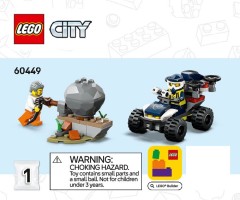 LEGO 60449 instructions page 1 – build guide