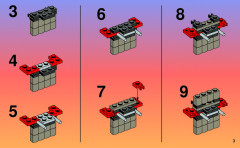 LEGO 6045 instructions page 3 – build guide